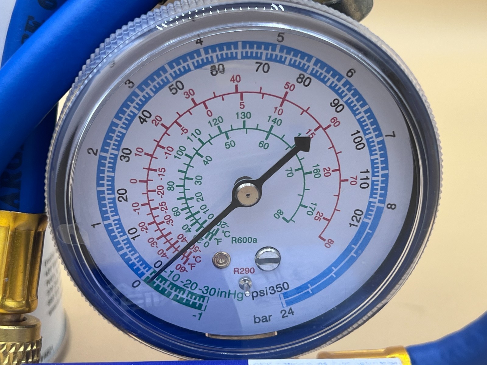 R600a Refrigerant – 99.7% High-Purity Isobutane | EPA-Approved, 2 can, gauge,tap