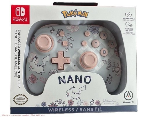 PowerA Enhanced Wireless Controller - Nintendo Switch/Switch 2 - Pikachu Garden
