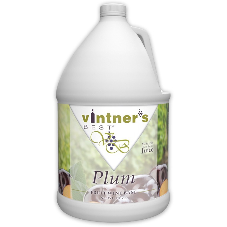 Vintner's Best Plum Fruit Wine Base, 128oz
