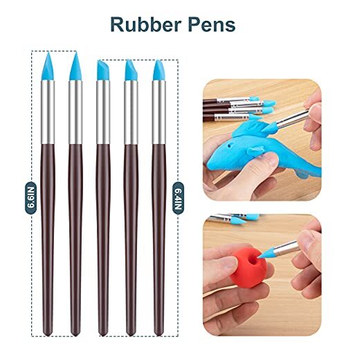 25 Pcs Pottery Tool Kit Polymer Clay Tools Modeling Clay Sculpting Tools Kit