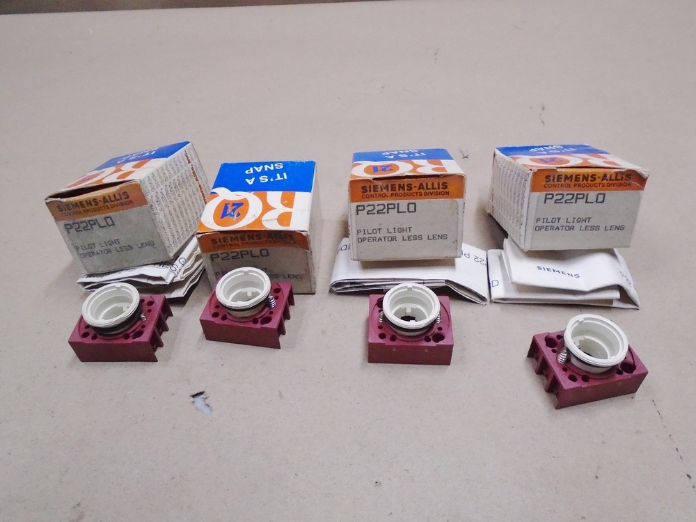 NEW Siemens-Allis P22PLO Pilot Light Operator Less Lens