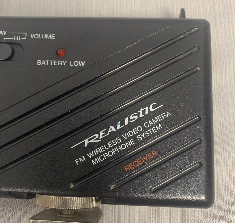 FM Wireless Video Camera Microphone System, Realistic 32-1226- RECEIVER ONLY