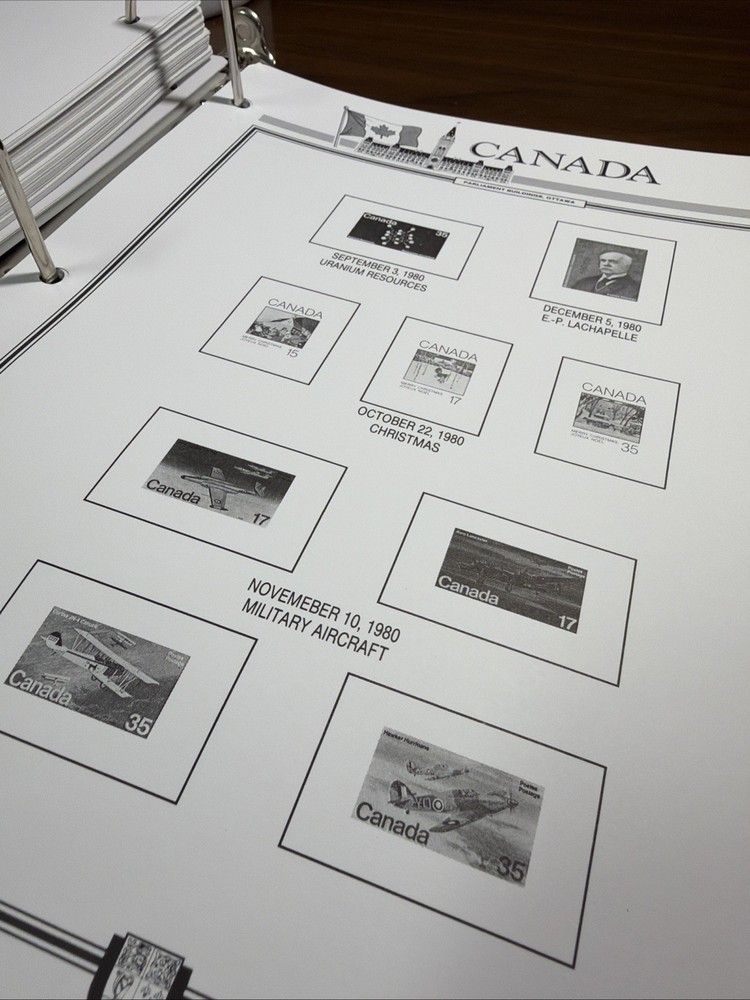 Parliament Canada Stamp Album, 1851-1980