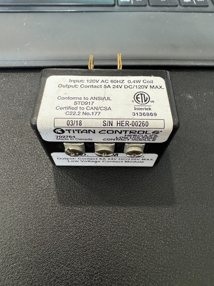 Titan Controls 702764 Low Voltage Contact Module