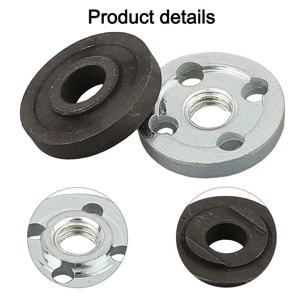 Sturdy Angle Grinder Metal Pressure Plate Set M10 Thread Easy Installation