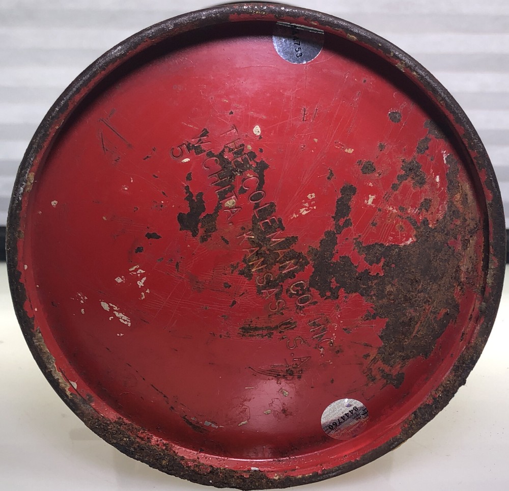 Coleman Model 200A Cherry Red Lantern Born 05/72