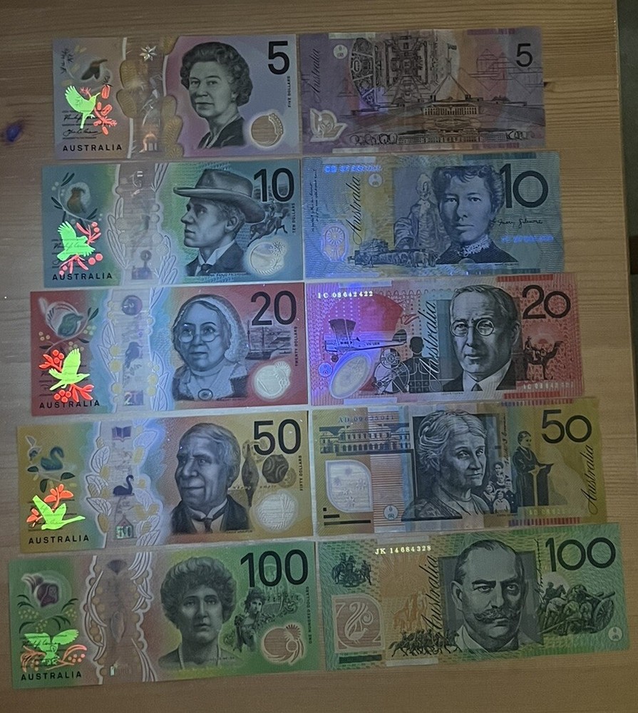 Australia - New & Old Notes Set
