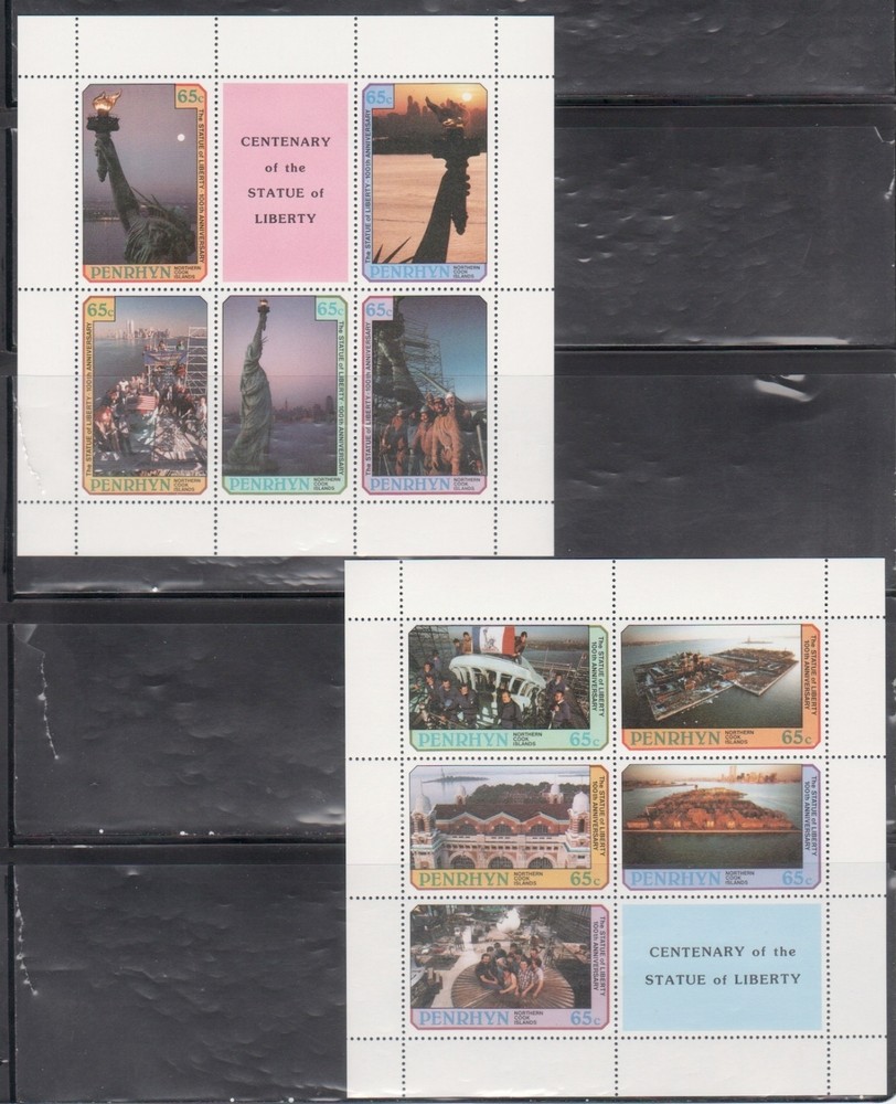 Penrhyn 13 Mint NH Complete Sets