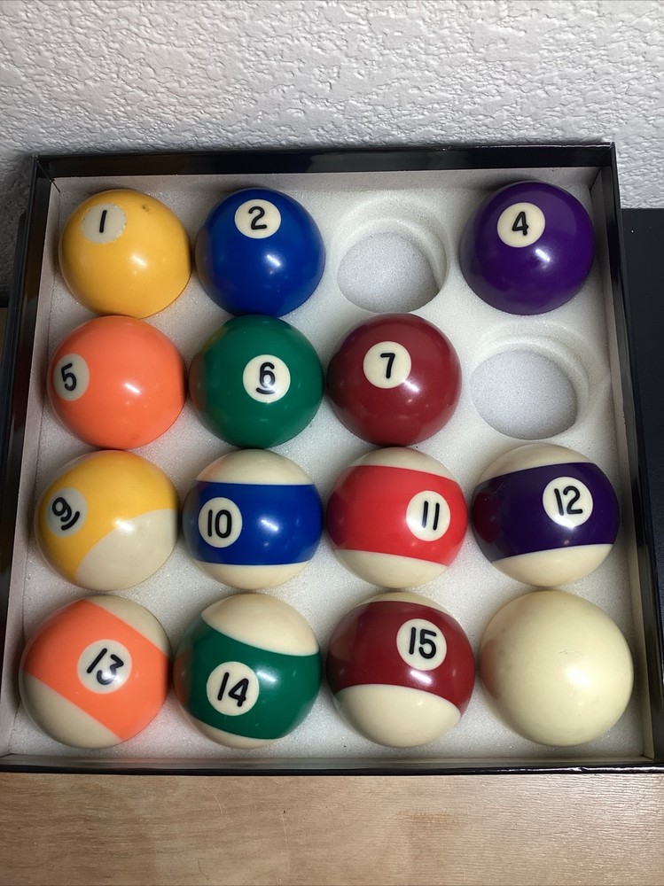 14x  REPLACEMENT SOLID POOL BALLS 2 1/4”