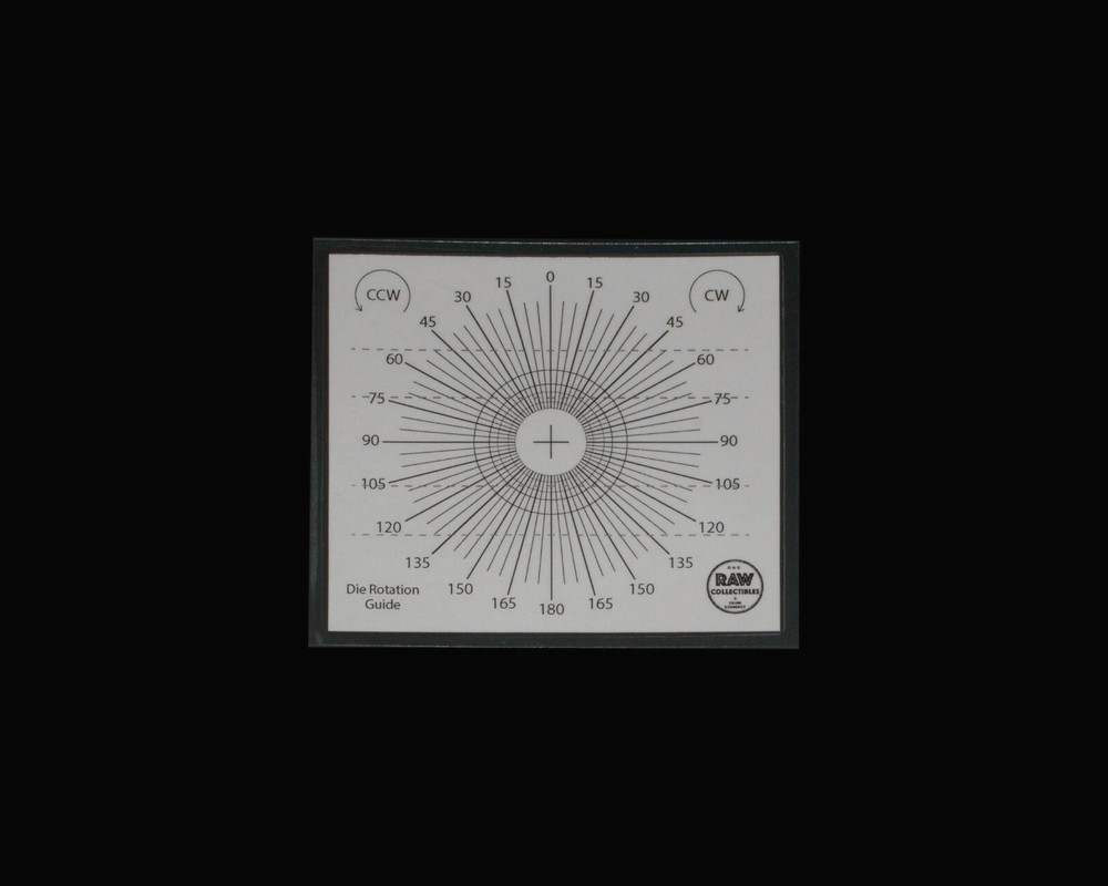 Die Rotation Error Guide and Coin Ruler - Error coins measurement tool