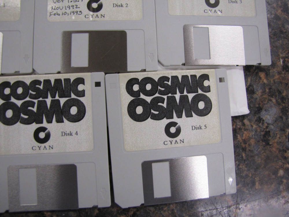 Cosmic Osmo 1993 Version MAC Computer Program Software Big Box 3.5” Disks -RARE
