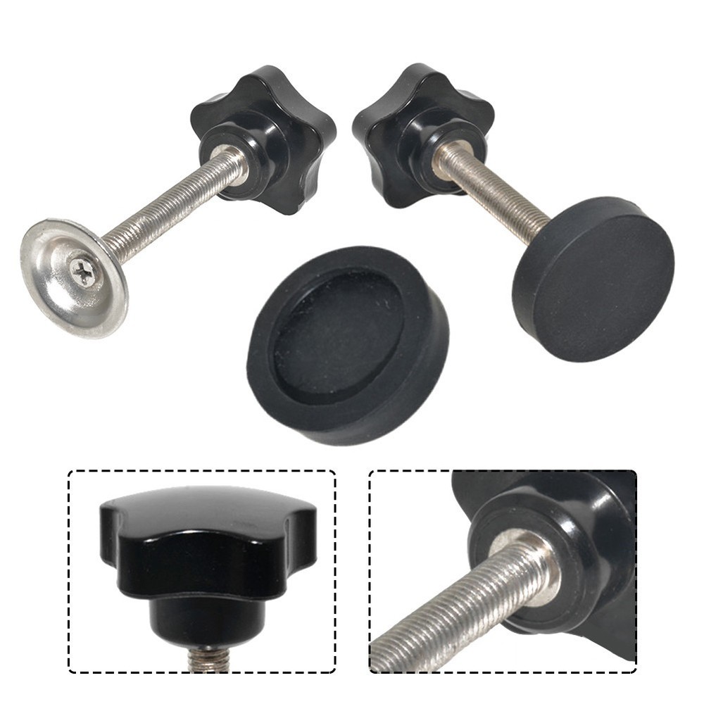 Galvanized Star Knobs Threaded Hand Tightening Screw Optimal Adjustability