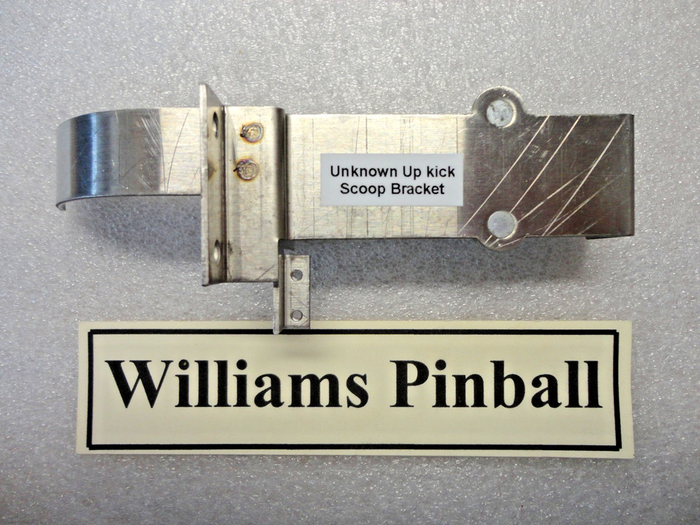 Williams Pinball Upkicker Scoop Bracket, Game Unknown. Cleaned and Intact.