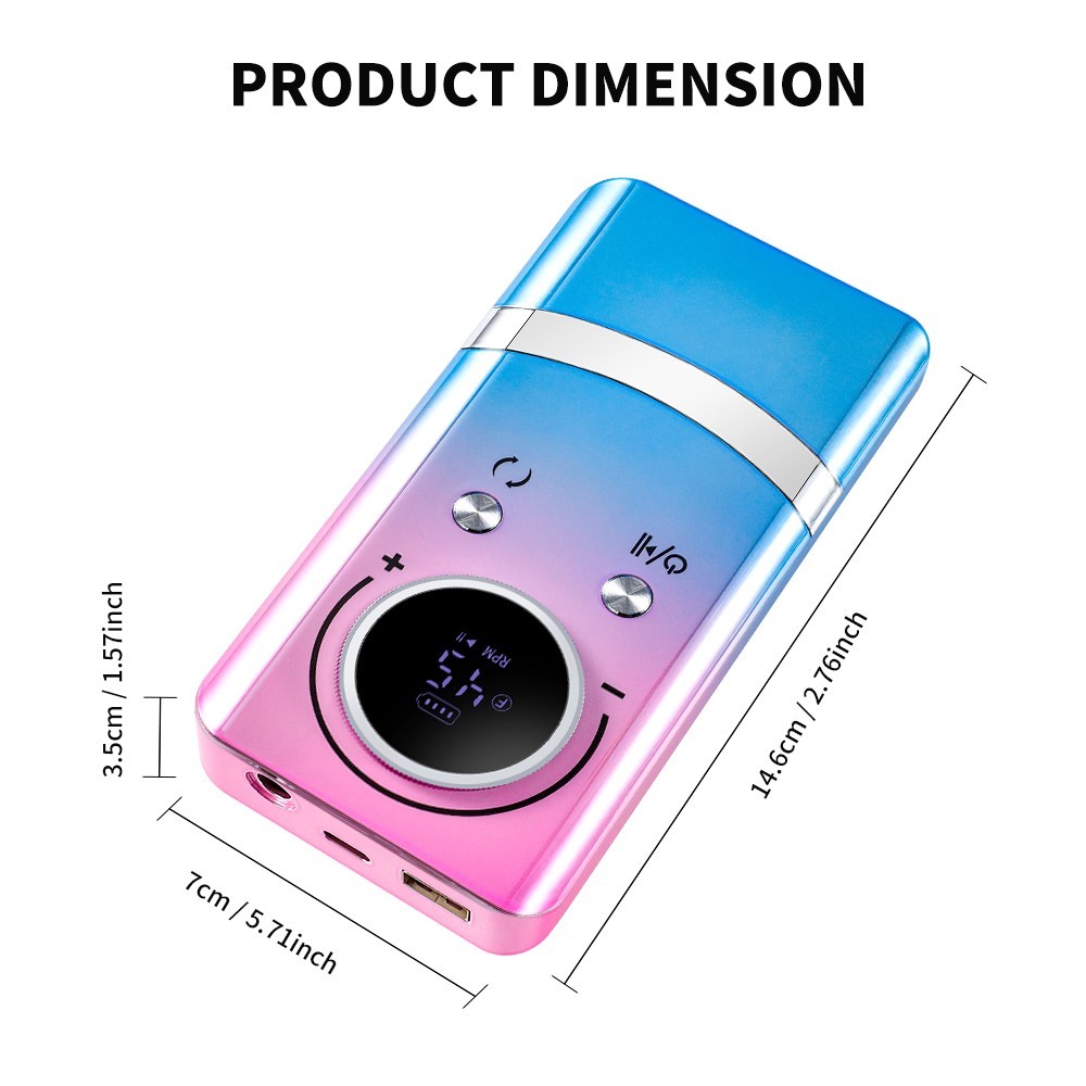 ANRLO V4 45000RPM Electric Nail Drill File Professional, Nail File Machine Kit