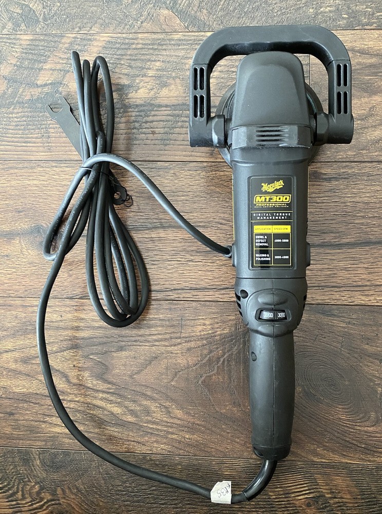 Meguiar's MT300 DA Polisher | Buffer | W/ Backing Plate Open Box New