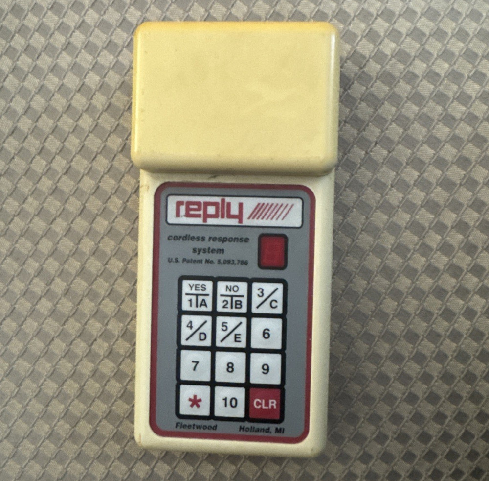 Fleetwood Reply Cordless Response System Keypad