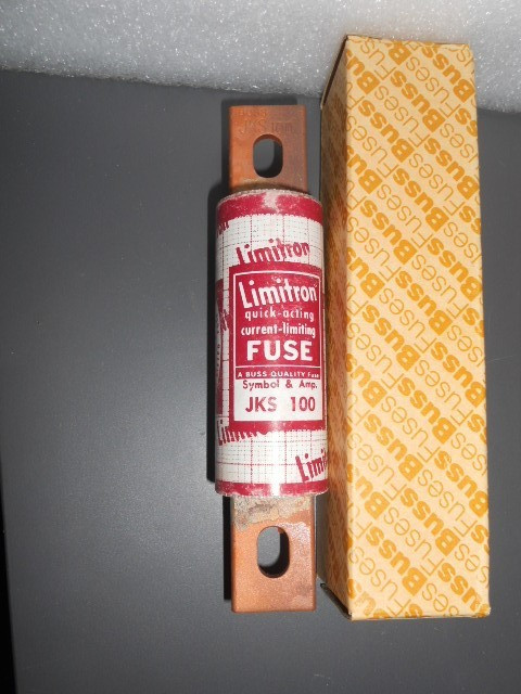 New Bussmann Limitron JKS-100 Amp Fuse Class J 600 Volts NIB