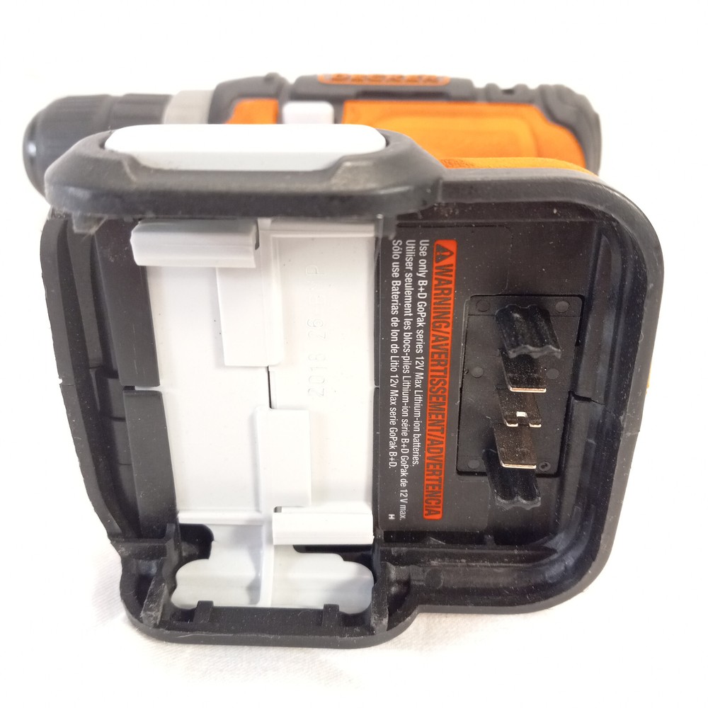Black & Decker BCD701 Lithium Ion 12v Cordless Drill Bare Tool Only