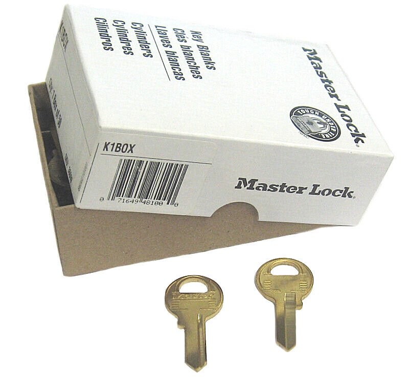 K1BOX Key Blank, Master Lock Common (50 Pack)