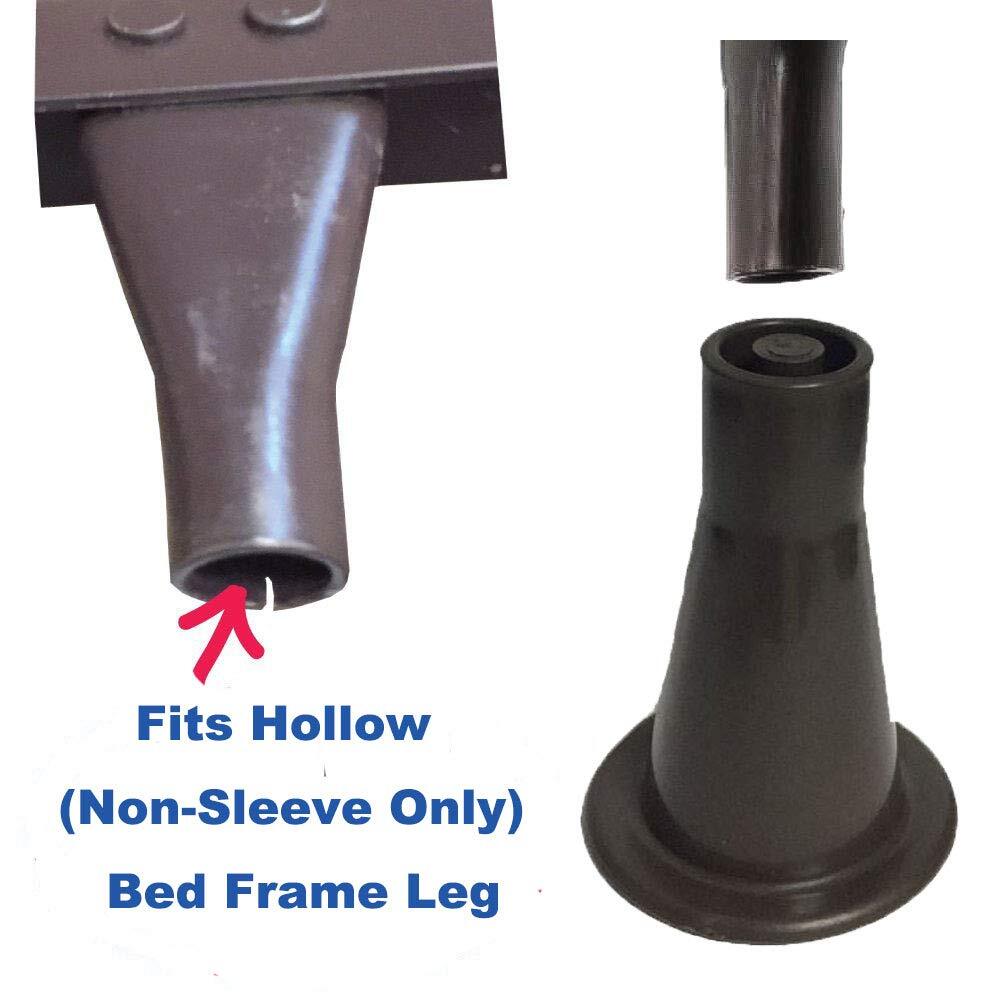 Plastic Bed Frame Feet That Replace Your Wheels. Replace Wheels on Bed Frame wit