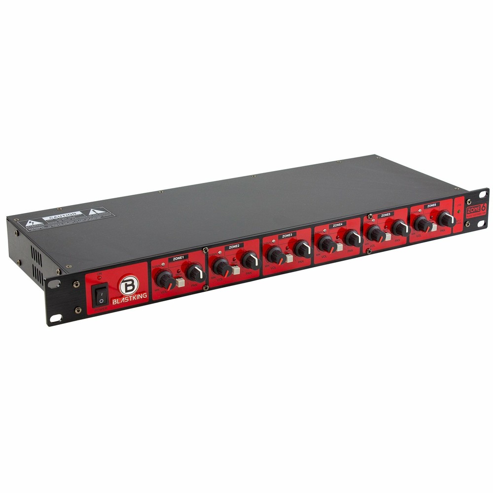 Blastking ZONE6 Six Zone Ultra Low Noise Audio Distributor
