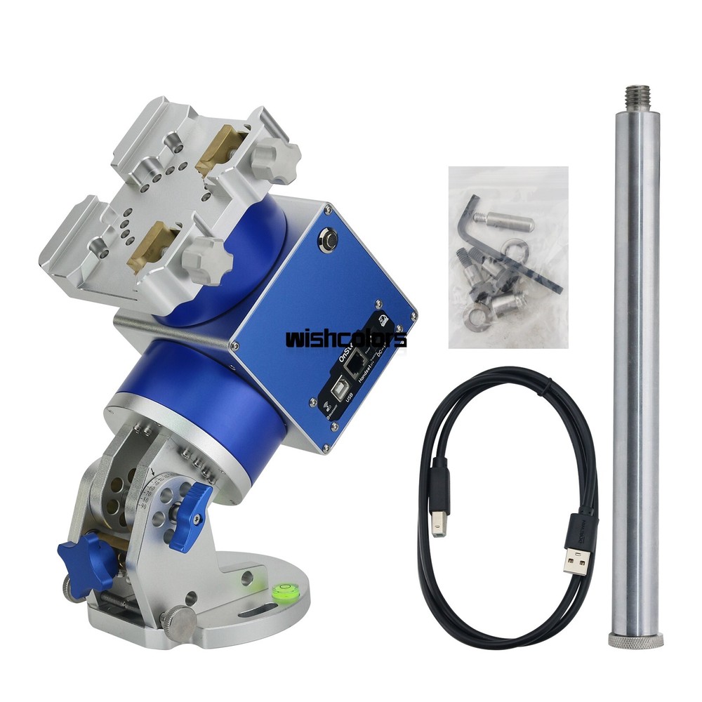 Blue Harmonic Equatorial Mount for Astronomical Telescope For Theodolite Mode