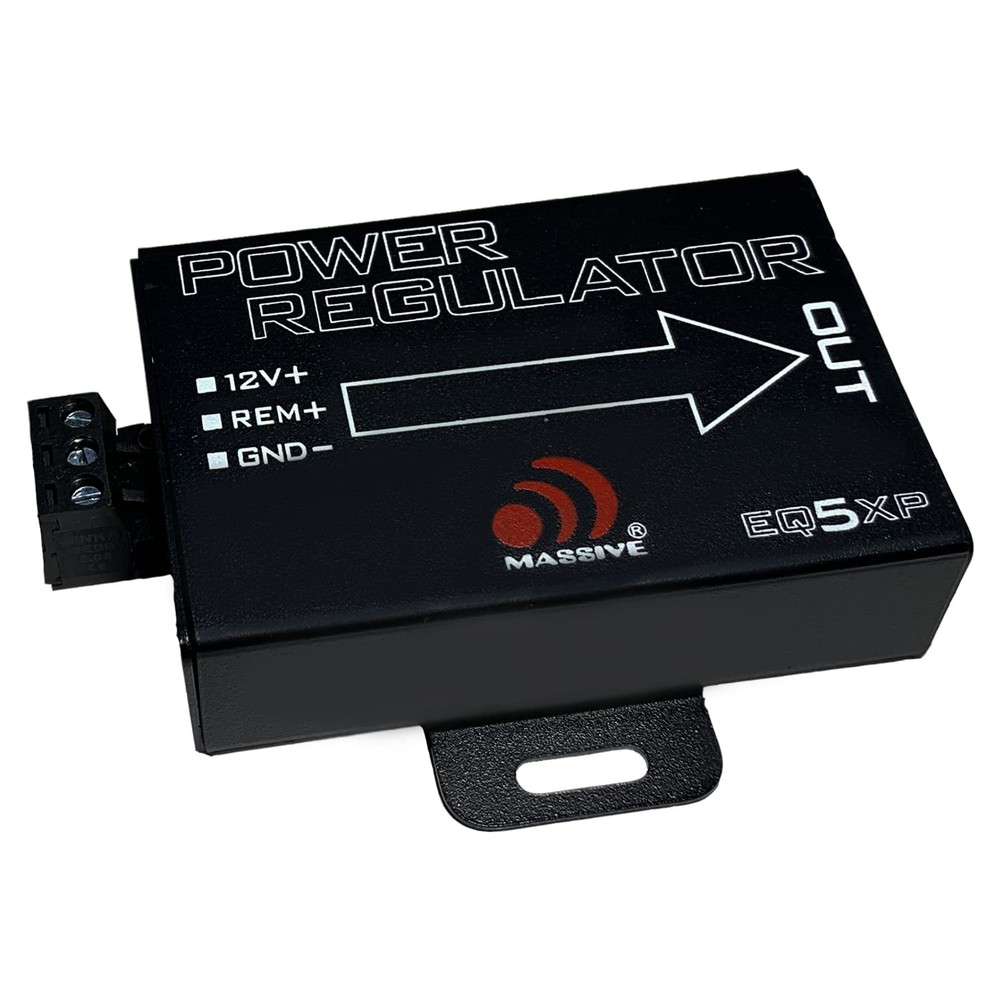 Massive Audio EQ5XP - 5 Band Car Audio Parametric Equalizer and Crossover with