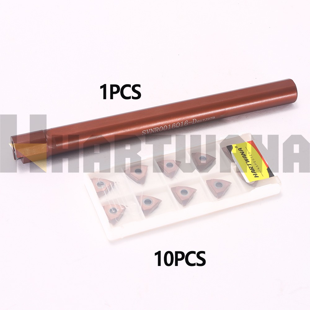 16VNRAG60 Threading Insert 0.5-3.0 Vertical Indexable Threading Boring Bar 16mm