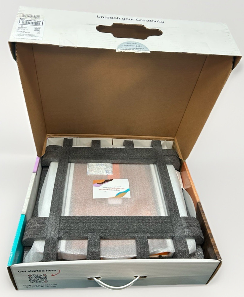 Glowforge - Aura Laser 3D Printer - White - GF-ASM-00467