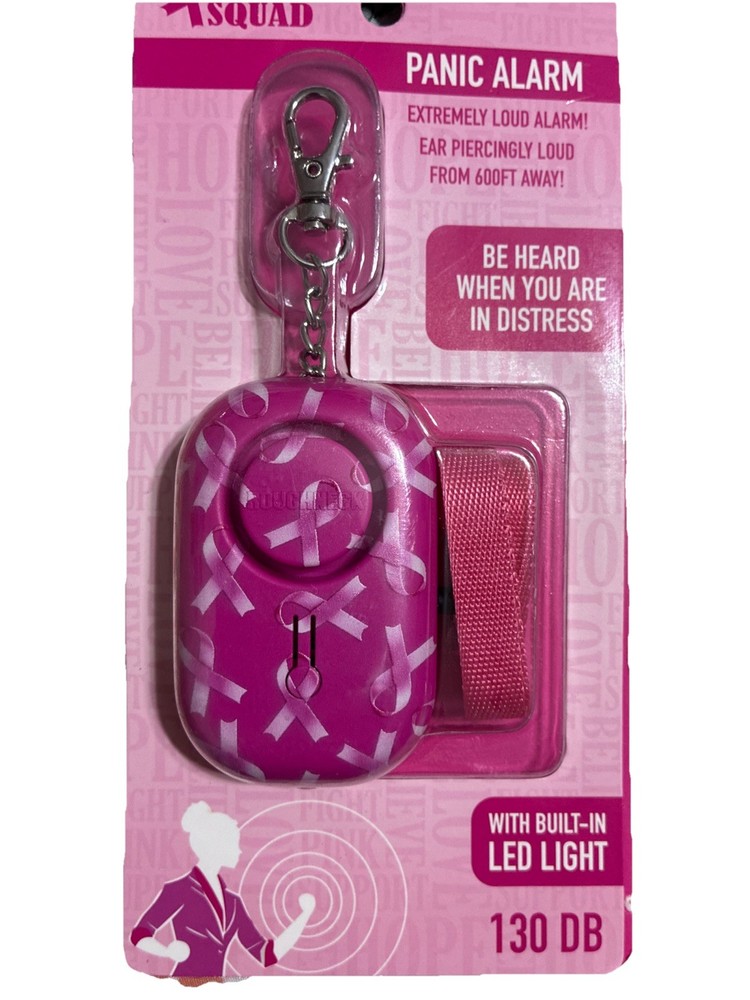 Support Squad Panic Alarm  With Key Ring, LED light