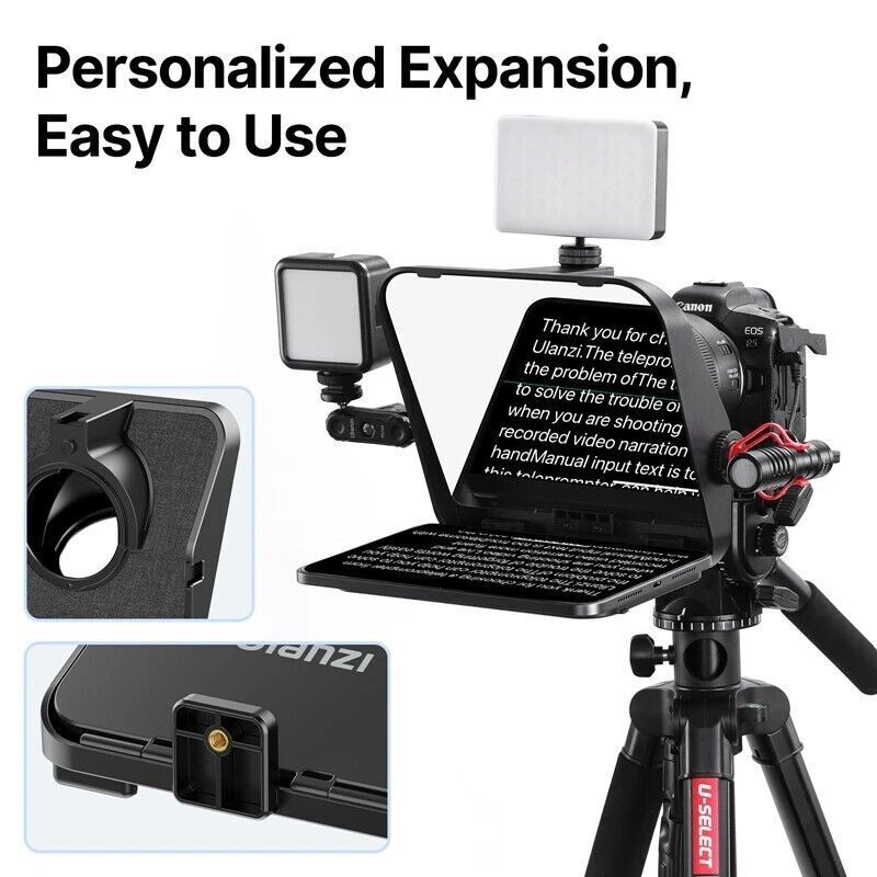 Ulanzi RT02 Portable Video Teleprompter Remote Control for Smartphone Camera