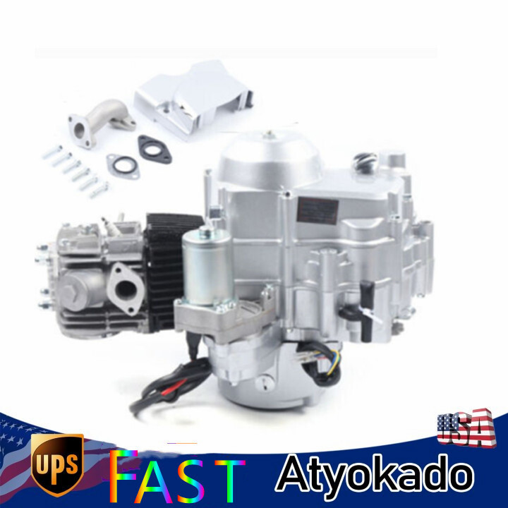 110cc 4-Stroke Engine Automatic Transmission For ATVs GO Karts Electric Starter