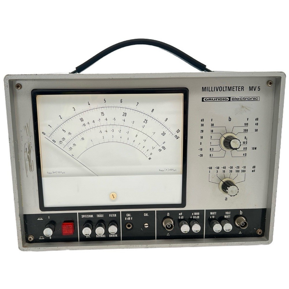 GRUNDIG electronic MILLIVOLTMETER MV 5