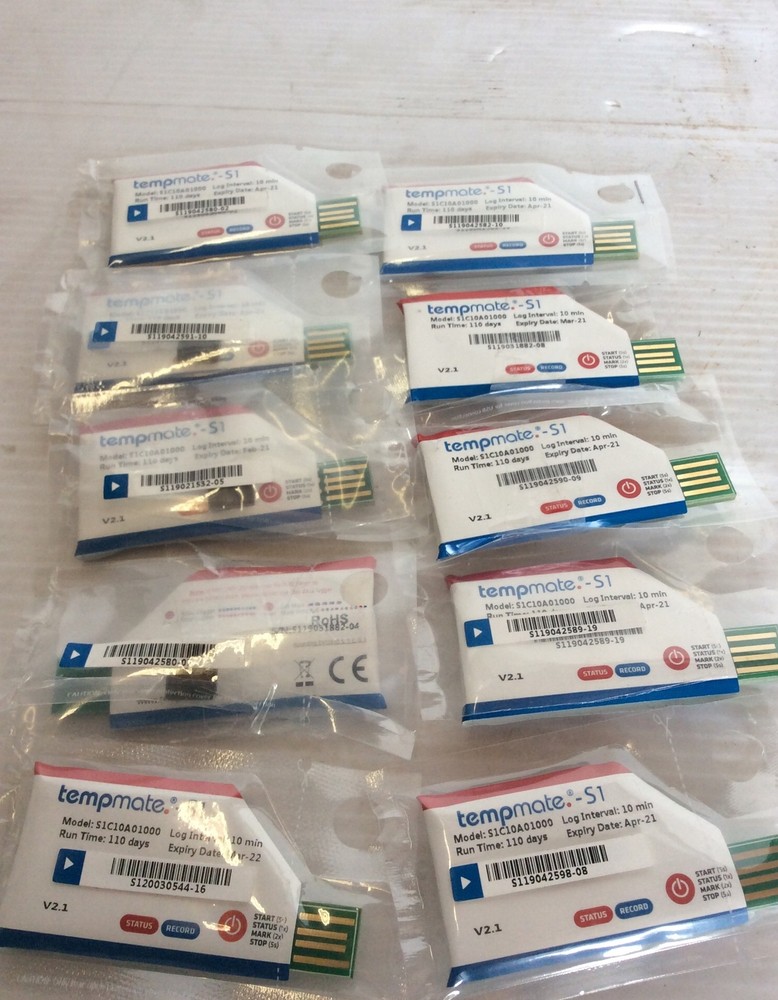 Tempmate-S1 S1C10A0100 110 Days Log Temperature Data Logger