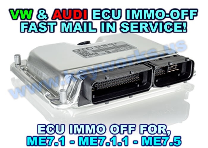 🔧 Immobilizer Delete, IMMO OFF EEPROM Programming - Volkswagen VW & AUDI ME7.X
