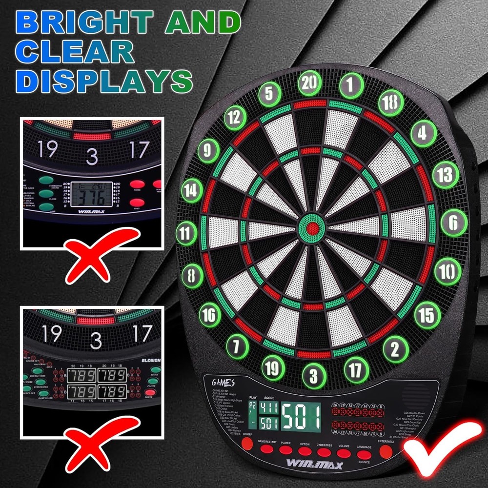 Electronic Dart Board Game Set