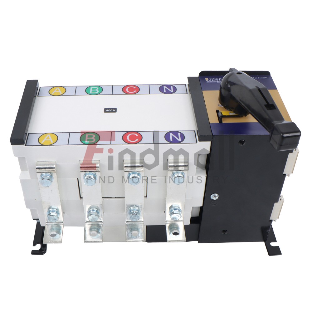 ATS 400A 4P 110/220V Grid to AC Generator Industrial Automatic Transfer Switch