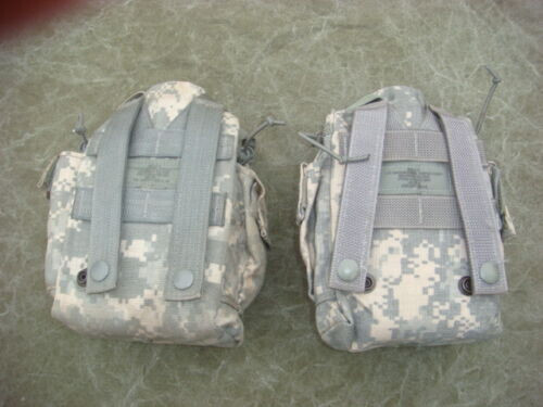 MOLLE II 1 QT Canteen Cover / General Purpose Pouch ACU - 2 Pack EXCELLENT