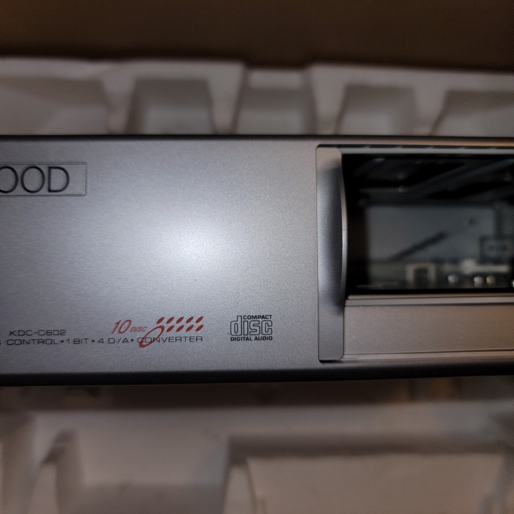Kenwood KDC-C602 CD Changer 10 Disc Untested Includes Disk Cartridge No Cables