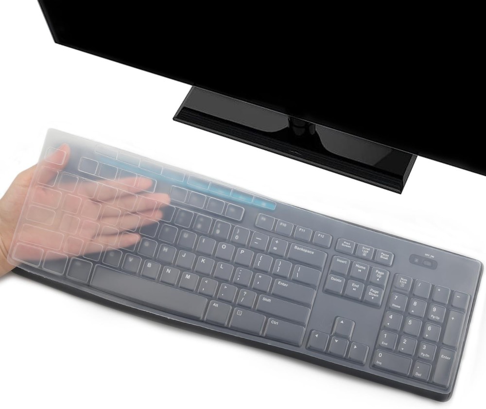 Reusable Silicone Keyboard Protector for Logitech MK275 MK270 - Scratch Resitant