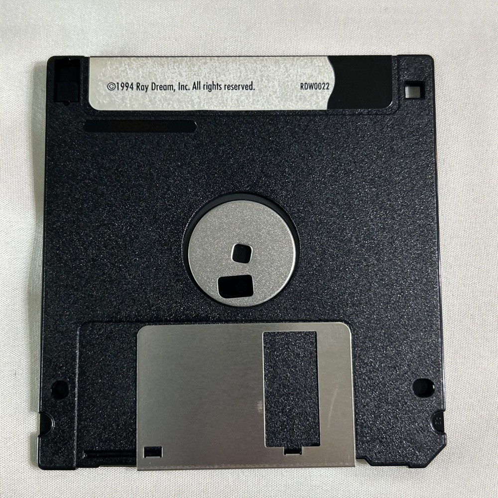 Ray Dream Designer 3 for Windows • 4‑Disk Set • 1994 • 3D Graphics Software