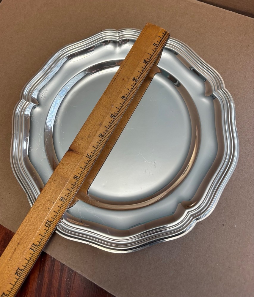 Quist silverplated tarnish resistant 10” platter