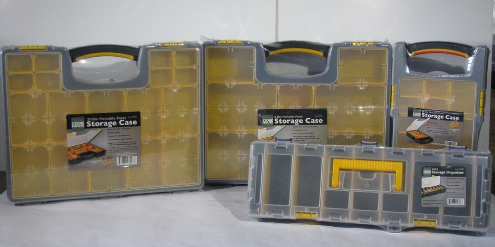 Portable Parts Storage Case Four Pack Bundle