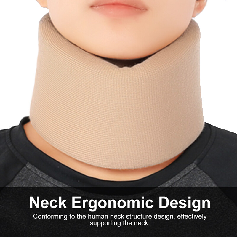 Neck Brace Support Adjustable Soft Foam Collar Cervical Arthritis Running Relief