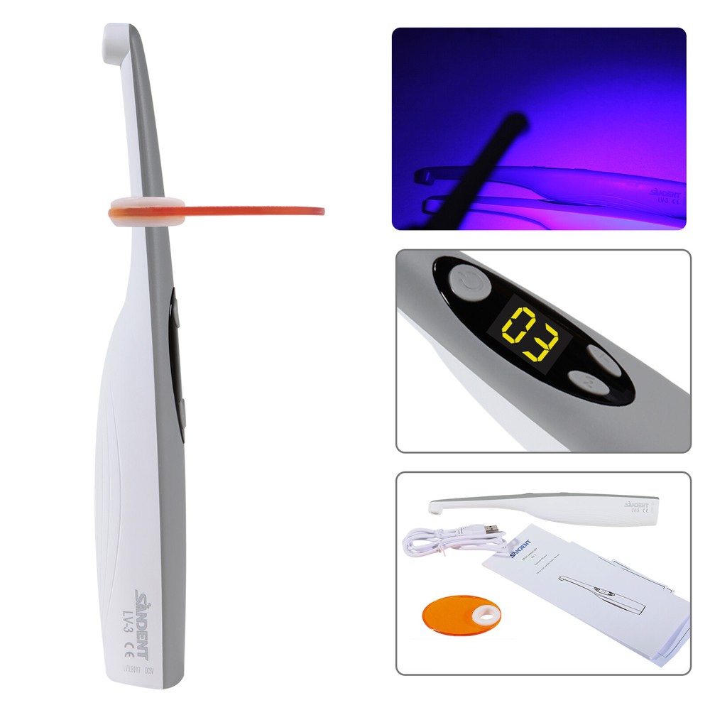 Dental Wireless Cordless LED Curing Light Lamp Cure Dentist 3 Second