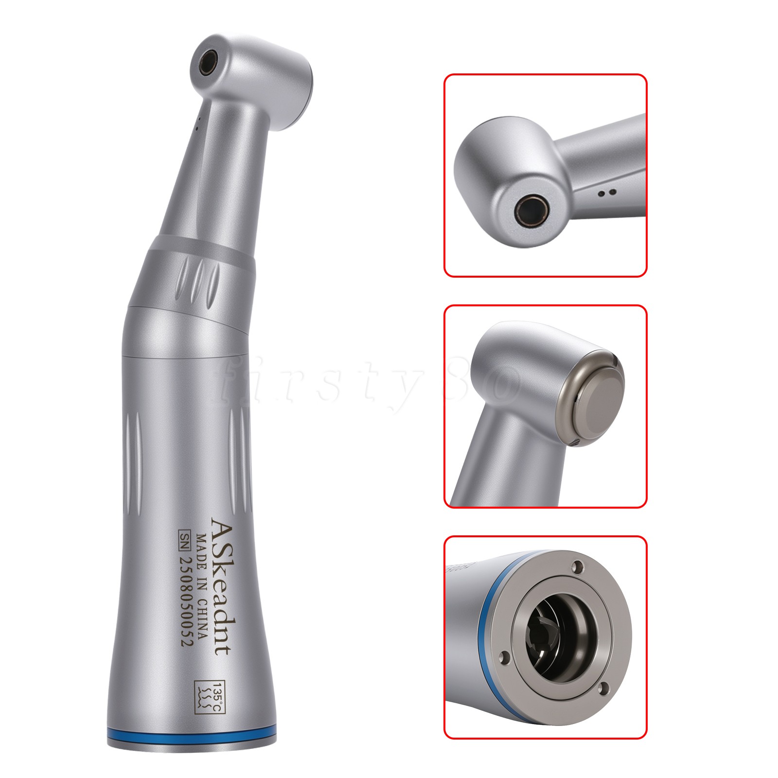 Dental Slow Low Speed Handpiece Push Contra Angle/Air Motor NSK Style 2/4 Holes