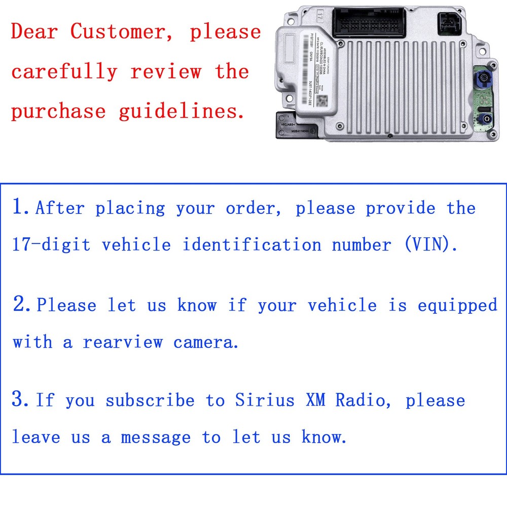Sync 3 APIM 3.4 Navigation Module for Ford Lincoln Vin Programmed NAV Brand NEW