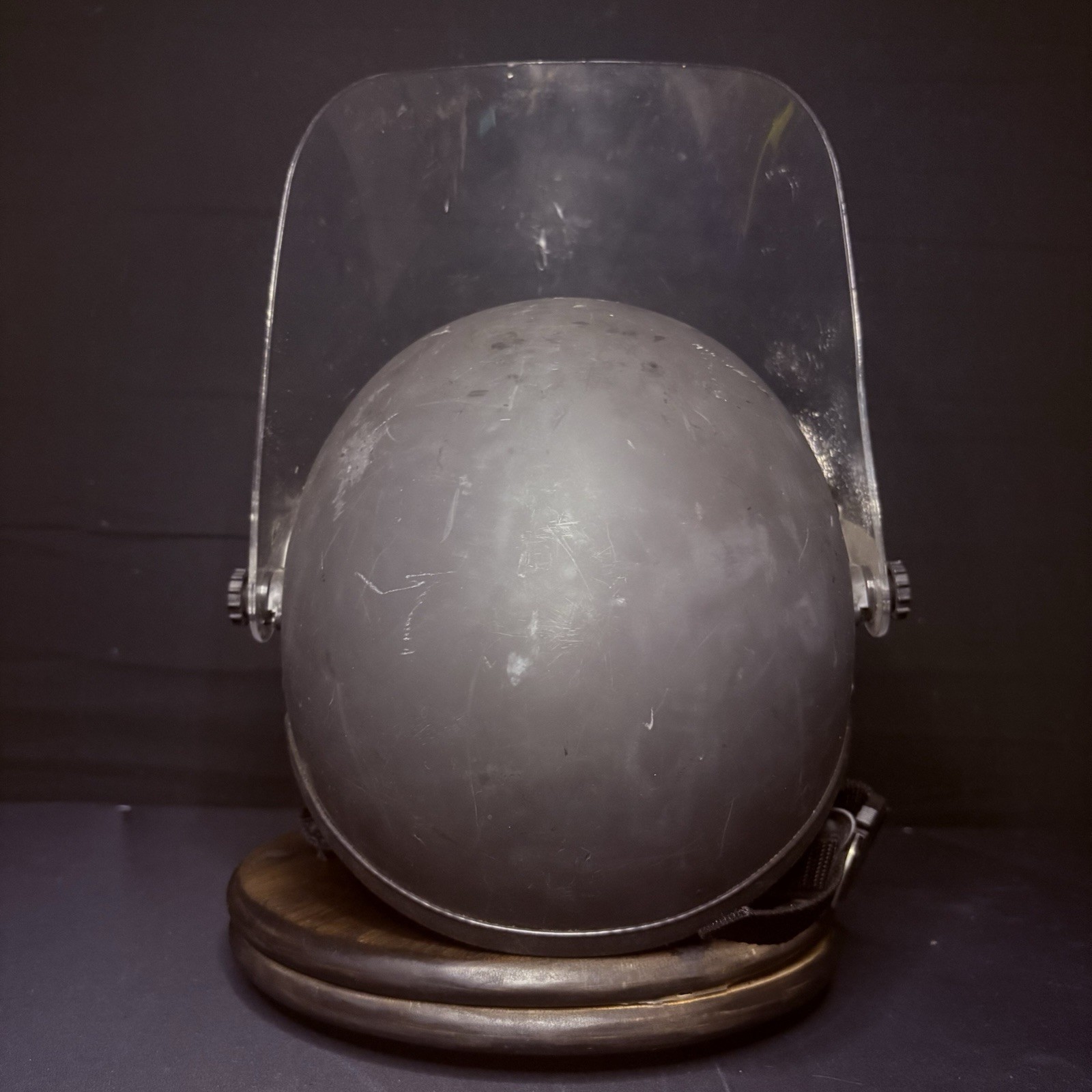 Police SWAT Riot Helmet Black (Universal Size) USA MADE w/ Removable Face Shield