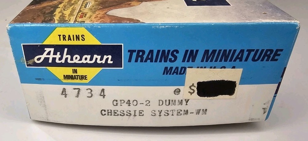 4734 Athearn Chessie System GP40-2 Dummy Kit (Used)