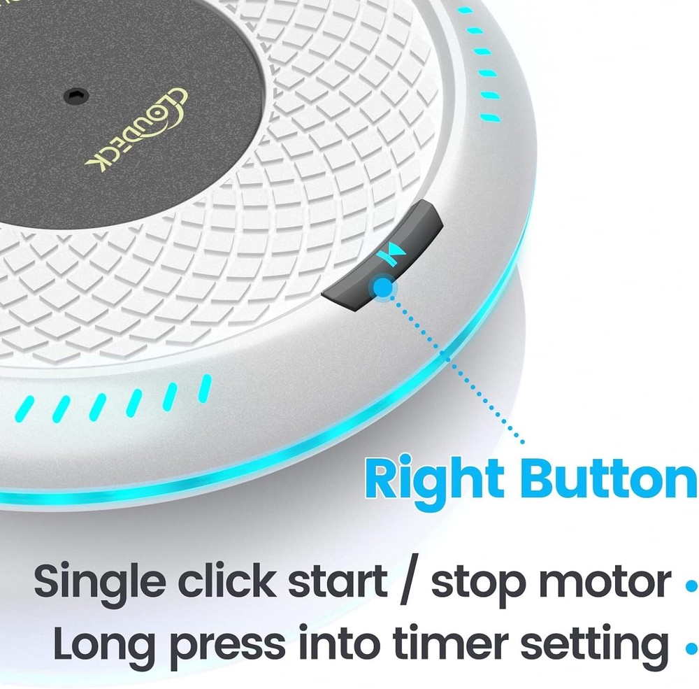 Cloudeck Mouse Mover with Timer & LED Color Option Undetectable Mouse Jiggler...